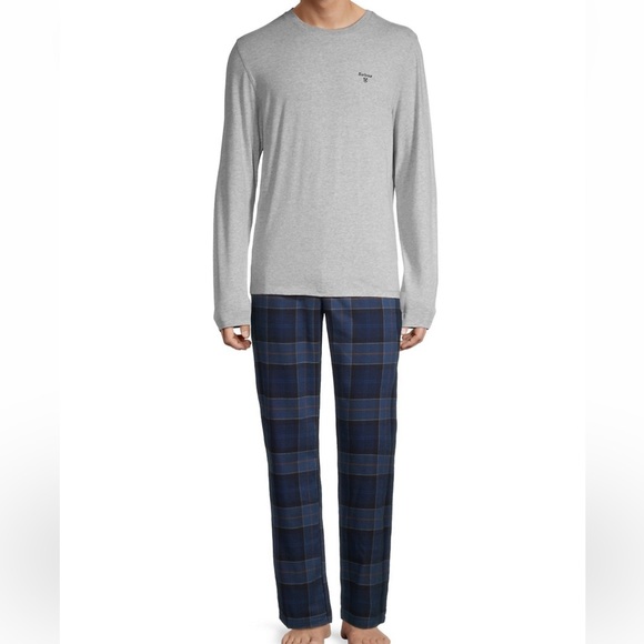 NWOT Barbour, Doug 2-Piece Pajama Set, Midnight Tartan, M - Picture 11 of 11